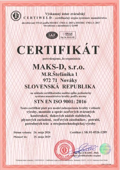 CERTIFIKAT_STN_ ISO_9001_MAKS-D s.r.o__001.jpg - 4